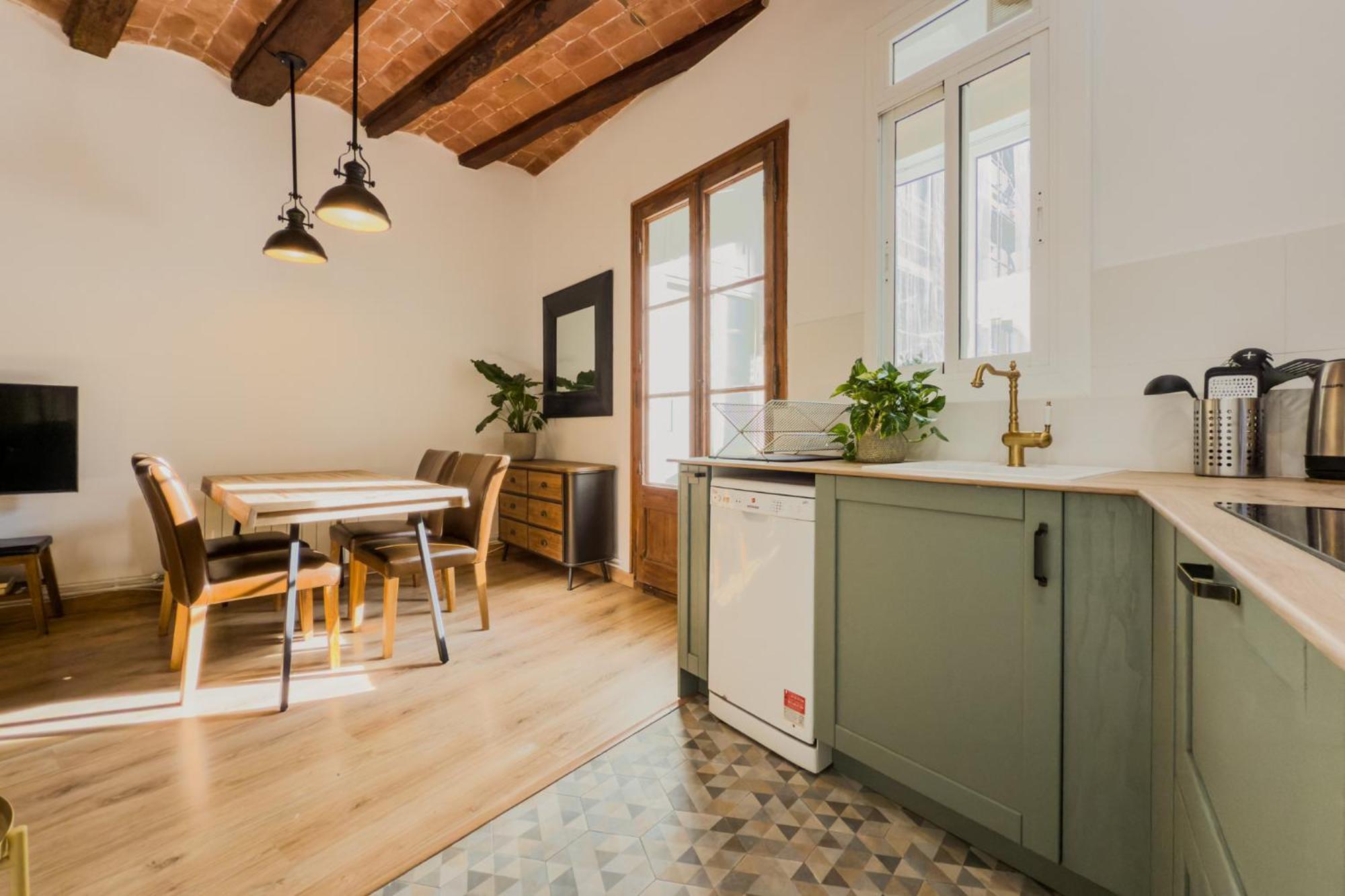 Magalhaes - Trad Flat In Poble Sec, Near Ramblas Barcelona Eksteriør bilde